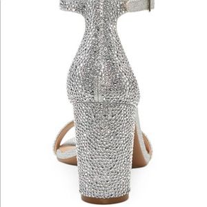 INC sparkly block heel sandal